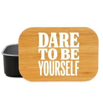 Dare To Be Yourself - Lunch Box - black - Front