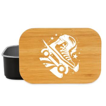 Roller Skates Graphic - Lunch Box - black - Front