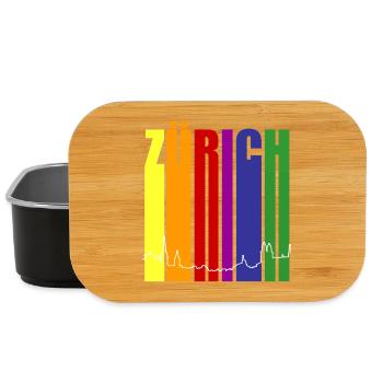 Zurich Pride Rainbow - Lunch Box - black - Front