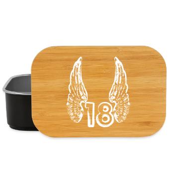 Anniversaire 18 ans - Boîte à goûter - noir - Devant