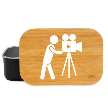 Cameraman Camerawoman Photographer Photographer - Lunch Box - black - Front