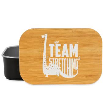 Dino Stretching Team - Lunch Box - black - Front