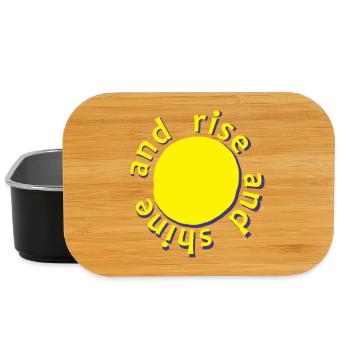 Rise and Shine - Lunch Box - Schwarz - Vorne