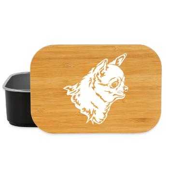 Chihuahua Head "Black Edition" - Lunch Box - black - Front