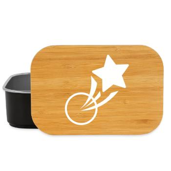 star, star, shooting star - Lunch Box - black - Front