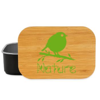 Nature is waking up - Lunch Box - black - Front