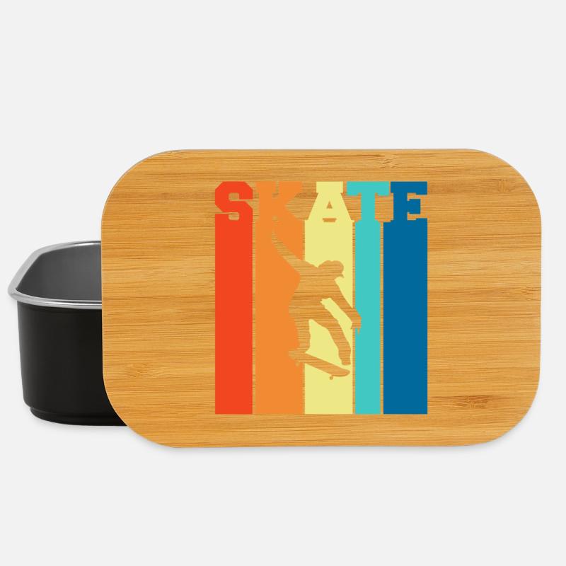 skateboarding, skateboarding, skateboarding - Lunch Box - black