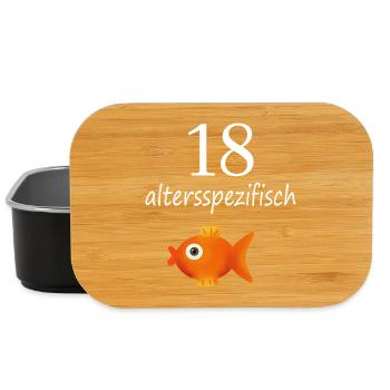 18.Geburtstag volljährig - Lunch Box - Schwarz - Vorne