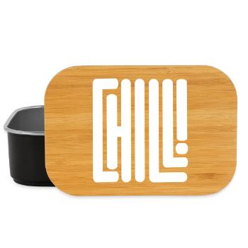 Just chill - Lunch Box - Schwarz - Vorne