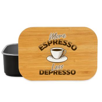 More Espresso - Lunch Box - Schwarz - Vorne