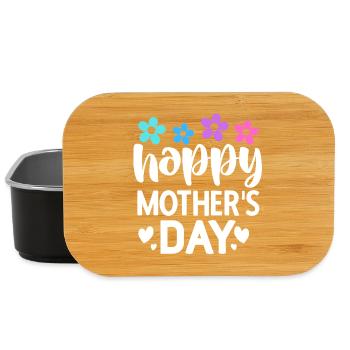 Happy Mother's Day - Lunch Box - black - Front