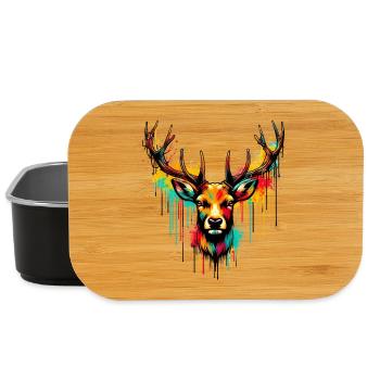 Deer - Lunch Box - black - Front