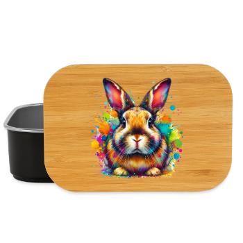 Rabbit - Lunch Box - black - Front
