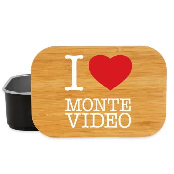 I LOVE MONTEVIDEO Uruguay - Lunch Box - black - Front