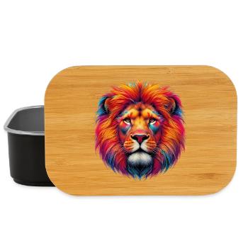 Lion - Lunch Box - black - Front