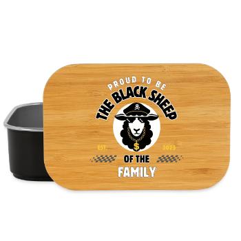 the black sheep of the large family - Lunch Box - black - Front