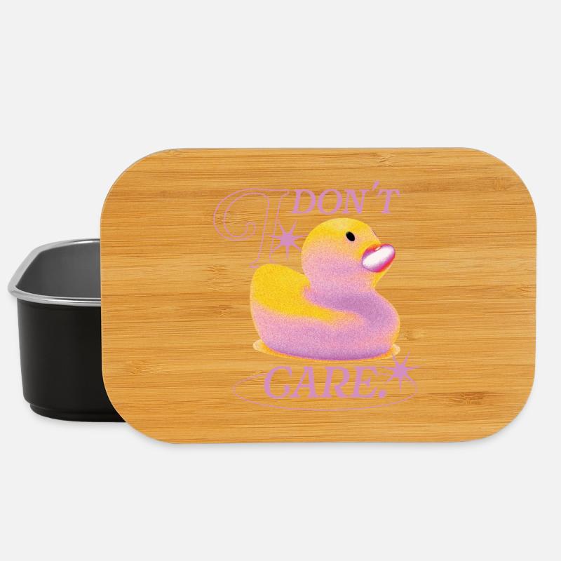 I Don’t Care Duck - Lunch Box - Schwarz