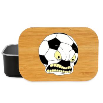 Soccer Ball - Lunch Box - black - Front