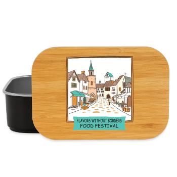 Street Food Festval - Lunch Box - Schwarz - Vorne