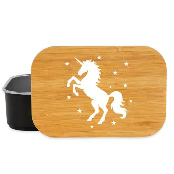 Scène Nocturne Mystique Licorne - Boîte à goûter - noir - Devant