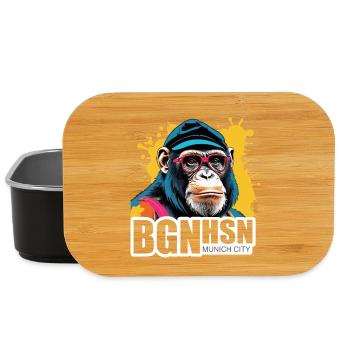 Bogenhausen - because it's your hood! - Lunch Box - black - Front