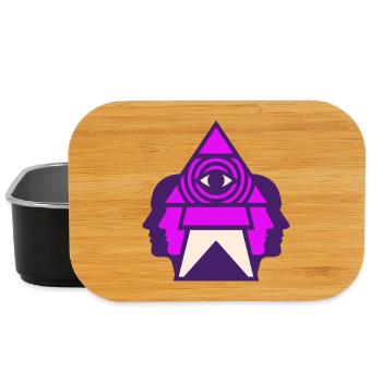 Dritte Auge Logo - Lunch Box - Schwarz - Vorne
