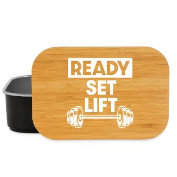 Ready Set Lift - Lunch Box - Schwarz - Vorne