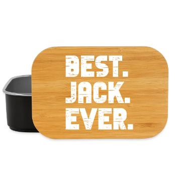 Meilleur Jack de tous les temps Cadeau Dicton - Boîte à goûter - noir - Devant