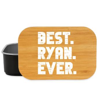 Best Ryan Ever Geschenk Spruch - Lunch Box - Schwarz - Vorne