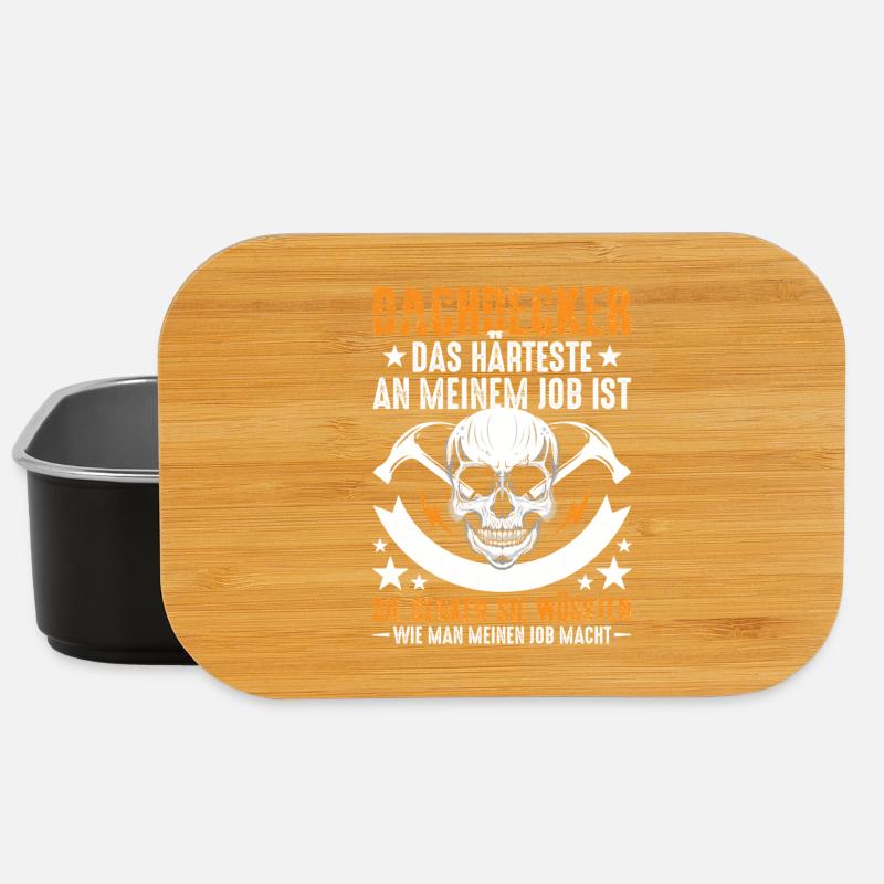 Dachdecker-Das-Harteste - Lunch Box - Schwarz