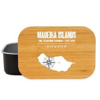 Iles de Madère Boussole Vintage - Boîte à goûter - noir - Devant