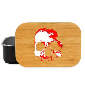 Red Skull Contrast - Lunch Box - black - Front