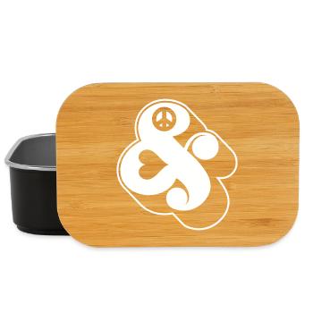 Dampersand & – Funky Swag Paix et Symbole Design - Boîte à goûter - noir - Devant