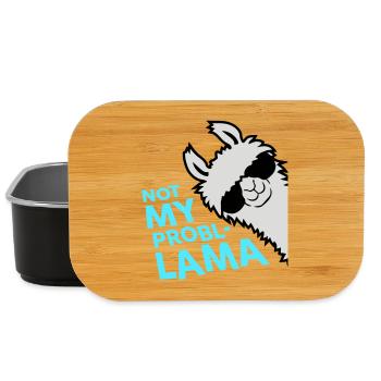 Lama Not My Problama Cool Sonnenbrille Seitlich - Lunch Box - Schwarz - Vorne