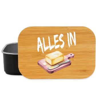 Butterblock Küchenkunst - Lunch Box - Schwarz - Vorne