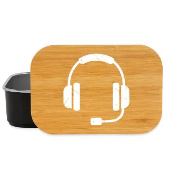 Casque de jeu Gamer Gaming Vector - Boîte à goûter - noir - Devant