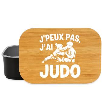 I can't I have judo humor gift - Lunch Box - black - Front