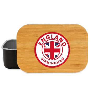 Birmingham England emblem flag - Lunch Box - black - Front