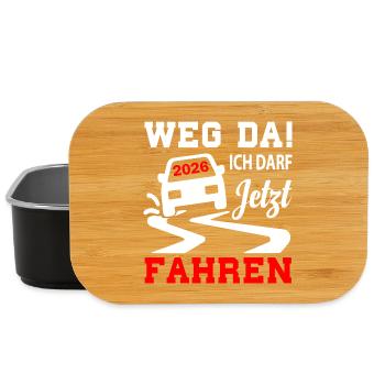 Driving License 2026 Driving Test Driving License Test - Lunch Box - black - Front