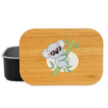 Koala Bamboo Cool Sunglasses - Lunch Box - black - Front