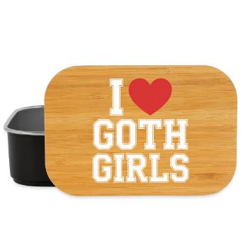 Ich liebe Goth Girls - Lunch Box - Schwarz - Vorne