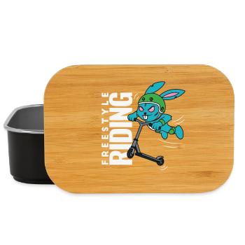 Freestyle Bunny - Lunch Box - black - Front