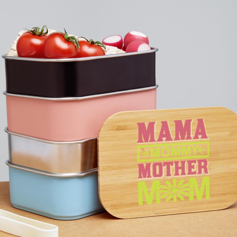 Maman Maman Maman Mignonne chemise cadeau de maternité Boîte à goûter