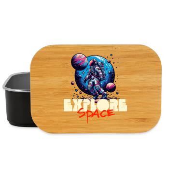 Explore Space Astronaut - Lunch Box - Schwarz - Vorne