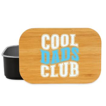 Cool Dads Club - Father's Day Dad Gift - Lunch Box - black - Front