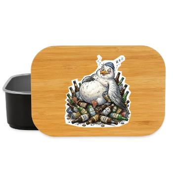 Betrunkene Möwe Bier - Lunch Box - Schwarz - Vorne