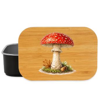 Toadstool Autumn Dream - Lunch Box - black - Front
