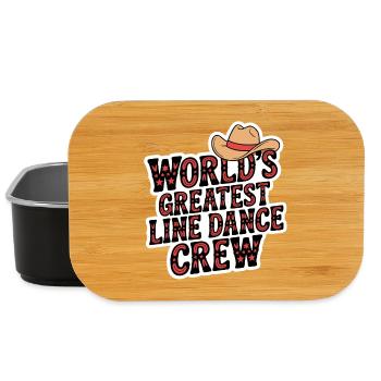 Weltbeste Line Dance Crew - Lunch Box - Schwarz - Vorne