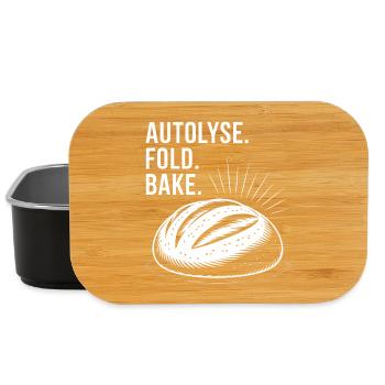 Bread Bold: Autolysekunst - Lunch Box - Schwarz - Vorne
