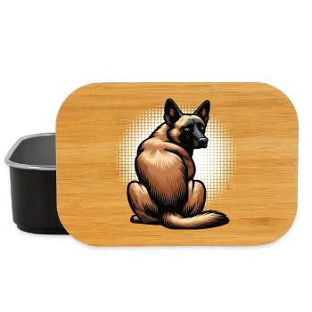 Malinois Belgian Shepherd Malinois Owner - Lunch Box - black - Front
